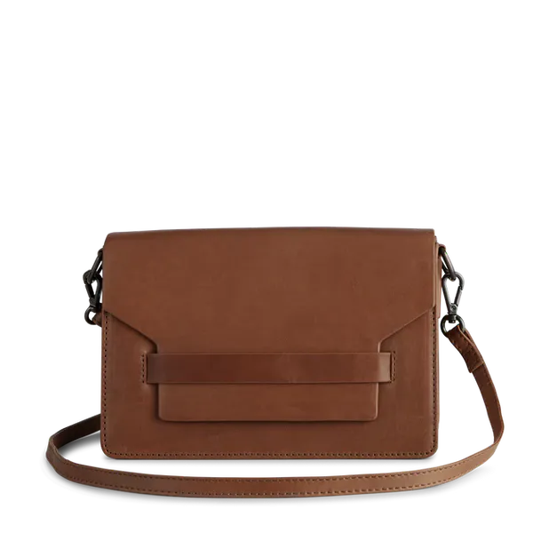 Markberg Arabella Crossbody Bag Antique Chestnut Black
